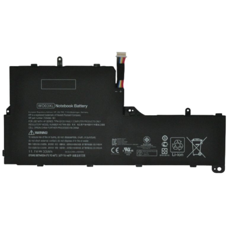 بطارية كمبيوتر محمول HP Split 13x2 13-M010DX WO03XL 725496-1B1 HSTNN-IB5I HSTNN-IB5I
