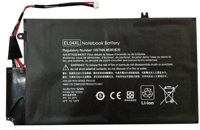 بطارية HP EL04XL HSTNN-UB3R متوافقة مع الكمبيوتر المحمول HP Envy TouchSmart 4 X9-55 TPN-C102